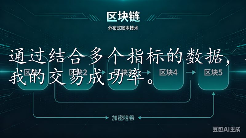 通过结合多个指标的数据，我可以更深入地分析市场趋势，提高我的交易成功率。